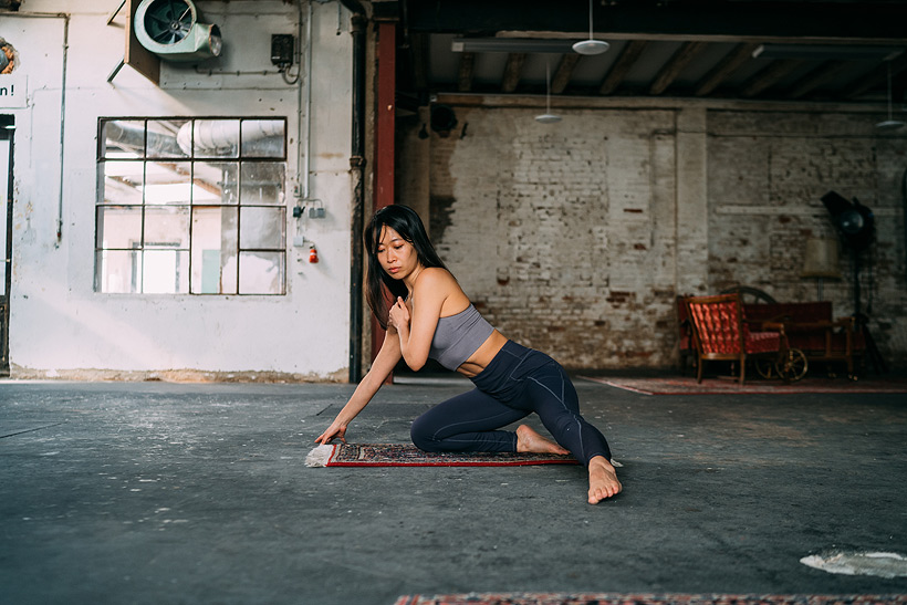 Yogalehrerin Joo-Eun Kim